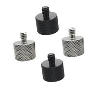 SUPVOX Mic Stand Adapter Screw 5/8 to 1/4 Thread 4pcs Set for Microphone Arm Stand Accessories
