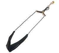 SUPVOX Microfiber Leather Sax Harness Padded Strimmer Harness for Sax Players Saxophone Shoulder Neck Strap Metal Hook Comfortable for Alto Tenor