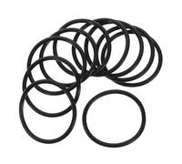 SUPVOX Microphone Anti Vibration Clip for Condenser Microphones Universal 10pcs Shock Mount with Rubber Bands Black Rubber Material, Sleek Minimalist Design, for Studio and Live