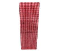 SUPVOX Microphone Glitter Cover Mic Sleeve Sparkling Rhinestone Protector for Wired Dynamic Microphone Singer Host Red Decorative Sleeve for Bar Party
