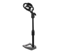 SUPVOX Microphone Stand for Desk Table Top Weighted Base and Shock Mount Adjustable Height Mic Stand for Studio Recording Live Streaming Home Office Use