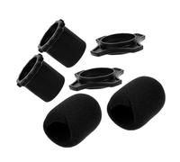 SUPVOX Microphone Windscreen Sets 3 Pack Sponge Covers for Ktv Dance Parties Stage Performances Sports Reporting