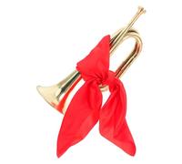 SUPVOX Military Style Metal Bugle Trumpet for Teens Performance Band Orchestra Instrument with Comfortable Grip for School Parades and Music Events