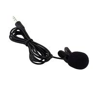 SUPVOX Mini Clip-on Lavalier Microphone 3.5mm Lapel Mic with Compact Plastic Design for Lectures and Teaching, Frequency -15000hz, Low Impedance 2.2 K Ohm, Noise Level 52db ±