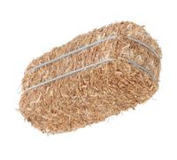 SUPVOX Mini Decorative Hay Bale, Artificial Straw Stack for Farmhouse and Western Party Décor, Small Faux Hay Bale for Dollhouse Craft, Autumn Harvest Scene Accessory