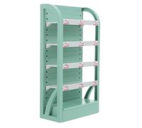 SUPVOX Mini Doll Display Shelf Multi Miniature Storage Rack for Dollhouse Furniture for Organizing Food for Pretend Play