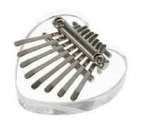 SUPVOX Mini Finger Piano 8 Keys Sapele Thumb Kalimba Small Instrument with 8 Tone Engraved Scale Beautiful Refined Style Musical Instrument Supplies for Boys and Girls Beginners Develop