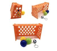SUPVOX Mini Football Field Parrot Training for Birds Stimulating Soccer Game for Parrots and Similar Birds Intelligence Development and Exercise Random Color Random Color