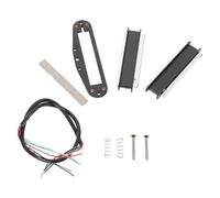 SUPVOX Mini Hot Rail Humbucker Pickup Kit Dual Coil Alnico High Output Guitar Pickup Noise Canceling Compatible for Fender St Electric Guitar Replacement