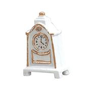 SUPVOX Mini House Pendulum Clock Model Retro Table Clock Ornament for Dollhouse Decor Beautiful Design for Mini Furniture Display for Holiday DIY Projects