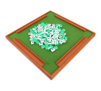 SUPVOX Mini Mahjong Tiles Mahjong Set English Japanese Travel Table Game Props Home Entertainment Traditional Game