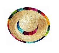 SUPVOX Mini Mexico Funny Hat Headdress for Dog Birthday Small Random Pattern Hair Hoop and Hat