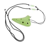 SUPVOX Mini Ocarina Portable Student Musical Instrument for Beginners and Vintage Green Dolomite Ocarina for Self Study Teaching and Gift Giving