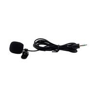 SUPVOX Mini Portable 3.5mm Lapel Clip Microphone Lavalier Clip-on Mic for Teaching Meetings Loudspeaker Compatible for Lectures and Conferences