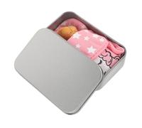 SUPVOX Mini Stuffed Bear Decor in Tin Box Cute Little Pocket Plush Animal for Adults Adorable Brown Bear Figurine with Card and Pink Birthday Festival Present
