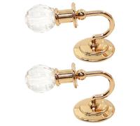 SUPVOX Mini Wall Lights 1 Pair 1 12 Scale Miniature Led Lamps for Dollhouse Scene Decoration Small Doll Accessories