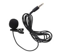 SUPVOX Mini Wired Clip-On Lavalier Microphone for Laptop Mobile Phone, 360° Rotary Clip, Copper Plastic, for Video Meetings and Chatting