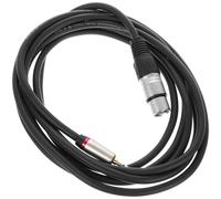SUPVOX Mini Xlr Male to Trs Plug Adapter Cable Alloy Construction Stereo Audio Connector for Balanced Microphone and Audio Equipment Lightweight and Portable Go Use