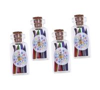 SUPVOX Miniature Crayons Bottles of Wax Markers for Dollhouse Decoration Micro Landscape Props and Models Mini Decoration for Home