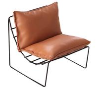 SUPVOX Miniature Doll House Chair Model with Leather and Alloy Safe Mini Furniture Accessory for Dollhouse Decoration Suitable for Mini Room Scenes and Scale Home Use