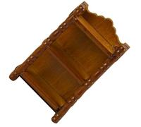 SUPVOX Miniature Dollhouse Furniture Mini House Shelf with Storage Function Small Desktop Display Rack for Doll House Decor and Accessories