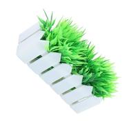 SUPVOX Miniature Dollhouse Plant Fence with Artificial Succulent Bonsai Tiny Greenery for Dollhouse Decor Mini Potted Plant Accessories for Crafting Cozy Mini Gardens and