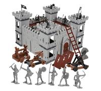 SUPVOX Miniature Military Equipment Model for Ancient Roman Siege Engine Educational Pretend Play Castle and Knight Action Figure Collection Realistic Plaything