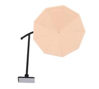 SUPVOX Miniature Outdoor Sunshade Umbrella for Dollhouse Balcony Garden Patio Small Parasol Model with Craftsmanship Authentic Shade Design Portable Decoration for Beach Camping