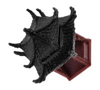 SUPVOX Miniature Pentagonal Double-layer Pavilion Statue 3.5cm Micro Landscape Decor for Aquarium Fish Tank Zen Garden Ornament