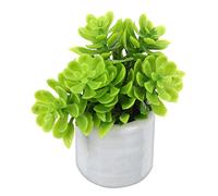 SUPVOX Miniature Potted Plant Realistic Fake Bonsai Model for Dollhouse Micro Landscape Decoration for Miniature Gardens and Fairy Worlds White