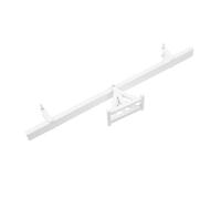 SUPVOX Miniature Seesaw Model Mini Furniture Decor for Dollhouse and Micro Scene Portable White Mini House Ornament for DIY Crafts and Desktop Display
