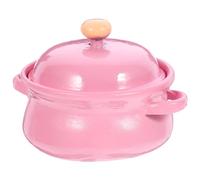 SUPVOX Miniature Soup Pot Candy for Dollhouse Kitchen Realistic Texture Shapes for Boys and Girls Pretend Play and Mini House Decoration