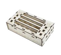 SUPVOX Miniature Wooden House Model Kit Smooth Safe Sand Table Scene Building DIY Crafts for Micro Gardens Educational Scale Model Supplies