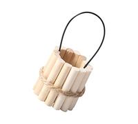 SUPVOX Miniature Wooden Water Bucket Model for Dollhouse Mini Craft Decoration Realistic Small Water Pail for Childrens Pretend Play and House Ornament