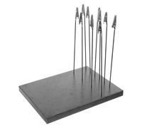 SUPVOX Model Airbrush Painting Clips Base with 10 Large Metal Clamps for DIY Model Drying and Crafting Suitable for Hobby Use