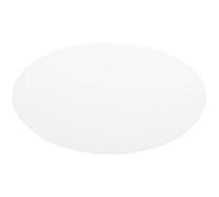 SUPVOX Modern Round Acrylic Ceiling Light Panel Φ25.5cm with Double-Sided Frosted Lampshade, Flat Thin 1mm Plastic Cover for Bedroom and Living Room Flush Mount