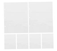 SUPVOX Money Protector Sleeves Page Banknote Storage Bags for Currency Collectors Lightweight Bill Display and Organizer Pages