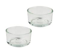 SUPVOX Multi-function Glass Feeder Bowl Reptile Water Food Bowl Transparent for Chameleons Turtles Insects Easy