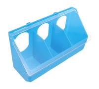 SUPVOX Multi Function Quail Feeder Wear Resistant Bird Food Storage Container for Pets Easy Install Hanging Food Holder Random Color for Pigeon Breeders and Bird Enthusiasts Random Color