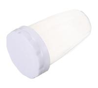 SUPVOX Multi-Functional Powder Sugar Shaker with Lid, Finely Meshed Screen Flour Duster Made of Sturdy Pp Material, Sleek White Design for Home Baking and Cooking Use