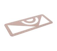 SUPVOX Multi-Purpose Aluminum Alloy Protractor Ruler Set, Integrated Metal Straightedge and Triangle Measuring Tool, Gold Finish, Professional Drafting and Engineering Drawing Instrument