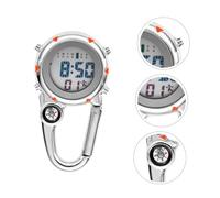 SUPVOX Multifunction Quartz Carabiner Watch Clip with Luminous Dial and Date Display for Climbing Hiking Outdoor Activities
