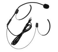 SUPVOX Multifunctional Headset Microphone Black Head Mounted Mic for Singing Speaking Performing Stage Lightweight Design for Presenters Musicians Actors Lecturers
