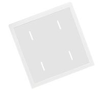 SUPVOX Multifunctional White Hanging Storage Box with Display Frame, Wall-mounted Organizer and Coffee Holder, DIY Photo Frame Storage Cabinet for Home Décor and Collectibles