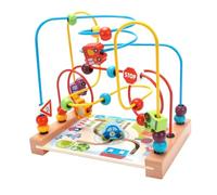 SUPVOX Multifunctional Wooden Ocean Beaded Maze for Montessori Activity for Fine Motor Skills Development and Cognitive Growth Safe Smooth Surface for Preschoolers