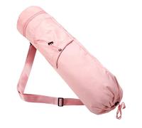SUPVOX Multifunctional Yoga Mat Sleeve with Water Bottle Pocket Bottom Wet Compartment Adjustable Strap for Comfortable Carrying Durable Sports Fitness Yoga Bag for Exercise