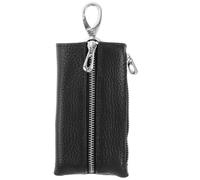 SUPVOX Multipurpose Car Key Case with Zipper Coin Purse Men’S Waist Hanging Key Holder Bag Black Compact Wallet and Small Change Suitable for Everyday Carry Random Style