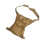 SUPVOX Multipurpose Waterproof Drop Leg Bag Tactical Thigh Pack Mud Color Outdoor Hiking Cycling Waist Pouch for Training and Camping