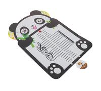 SUPVOX Music Learning Tools Cartoon Panda Musical Notation Flash Cards for Beginners Five-line Staff Rhythm Practice Board for Piano Education Home School Classroom Use