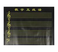 SUPVOX Music Staff Whiteboard: 80x60cm Magnetic Dry Erase Notation Board - Reusable Staff Lines Panel for Music Theory Lessons Classroom Teaching